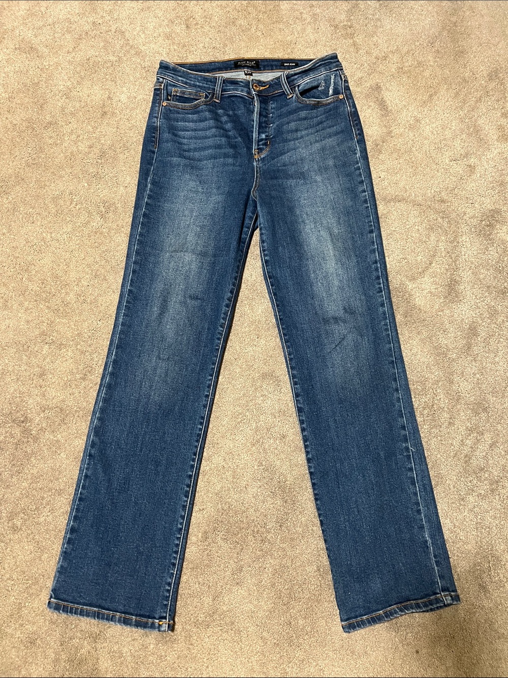 Judy Blue Dad Jeans High Rise Straight Denim Relaxed size 9/29